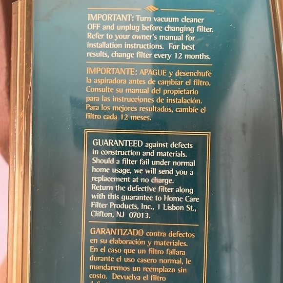 Honeywell Royal Dirt Devil HEPA Media Filter H12006 New 2004 - Picture 6 of 7